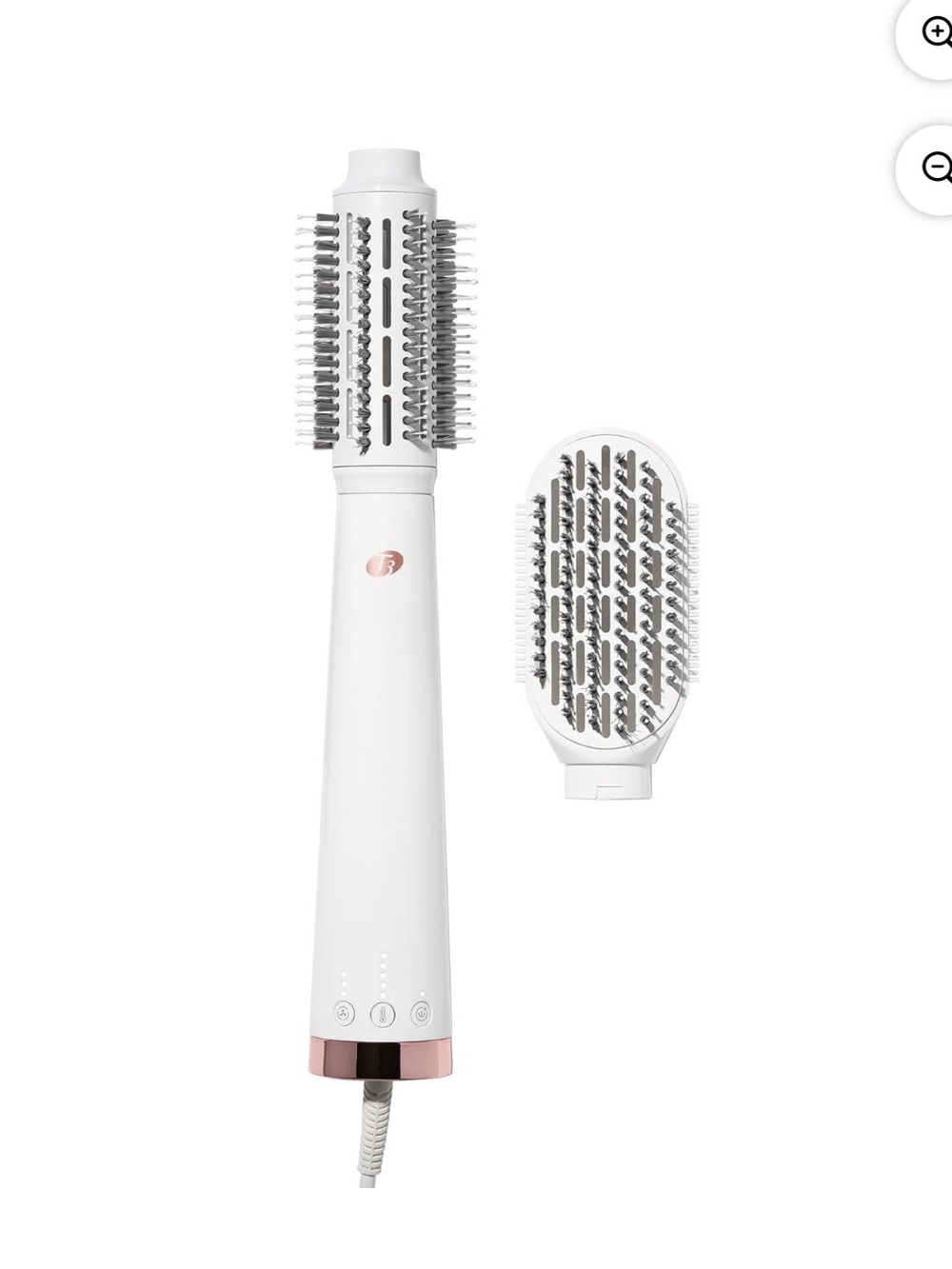 T3 AireBrush Duo Interchangeable Hot Air Blow Dry Brushes